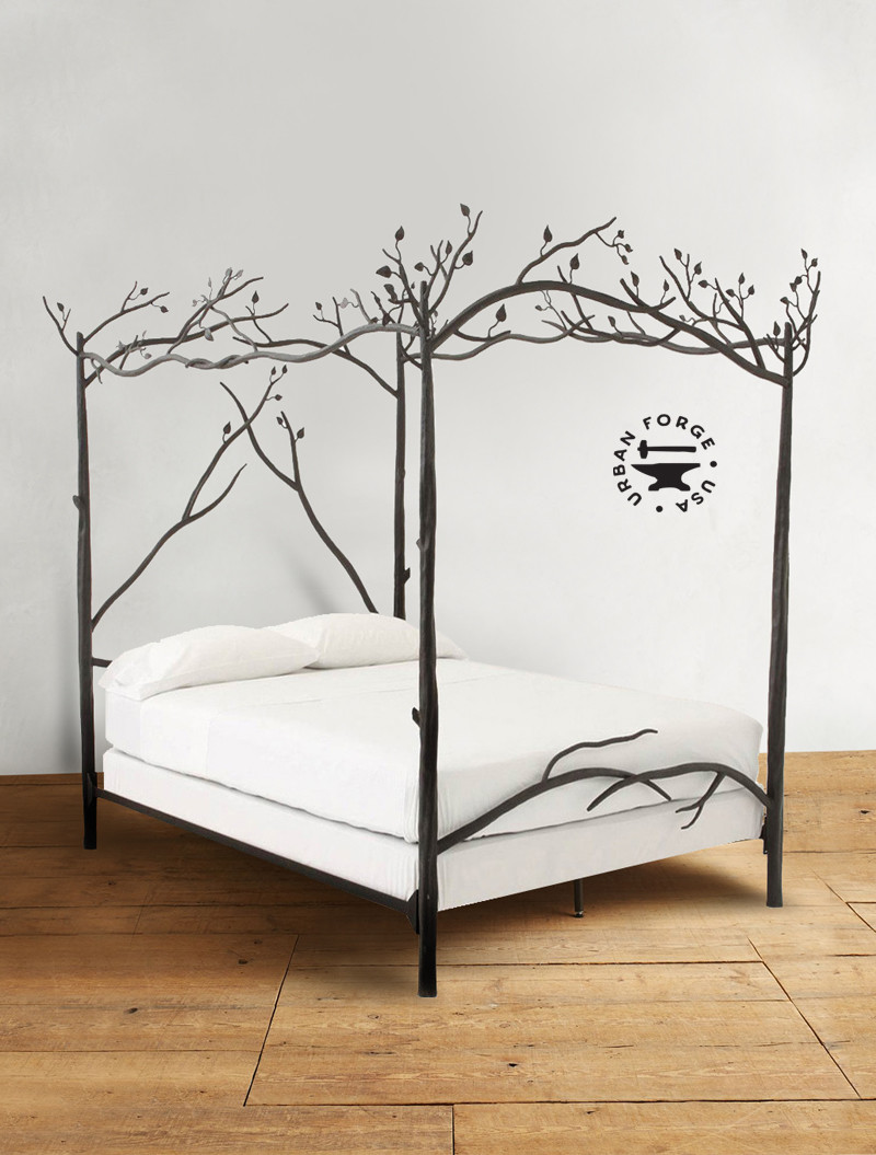 Forest Canopy Hand-Forged Iron Bed Questions & Answers