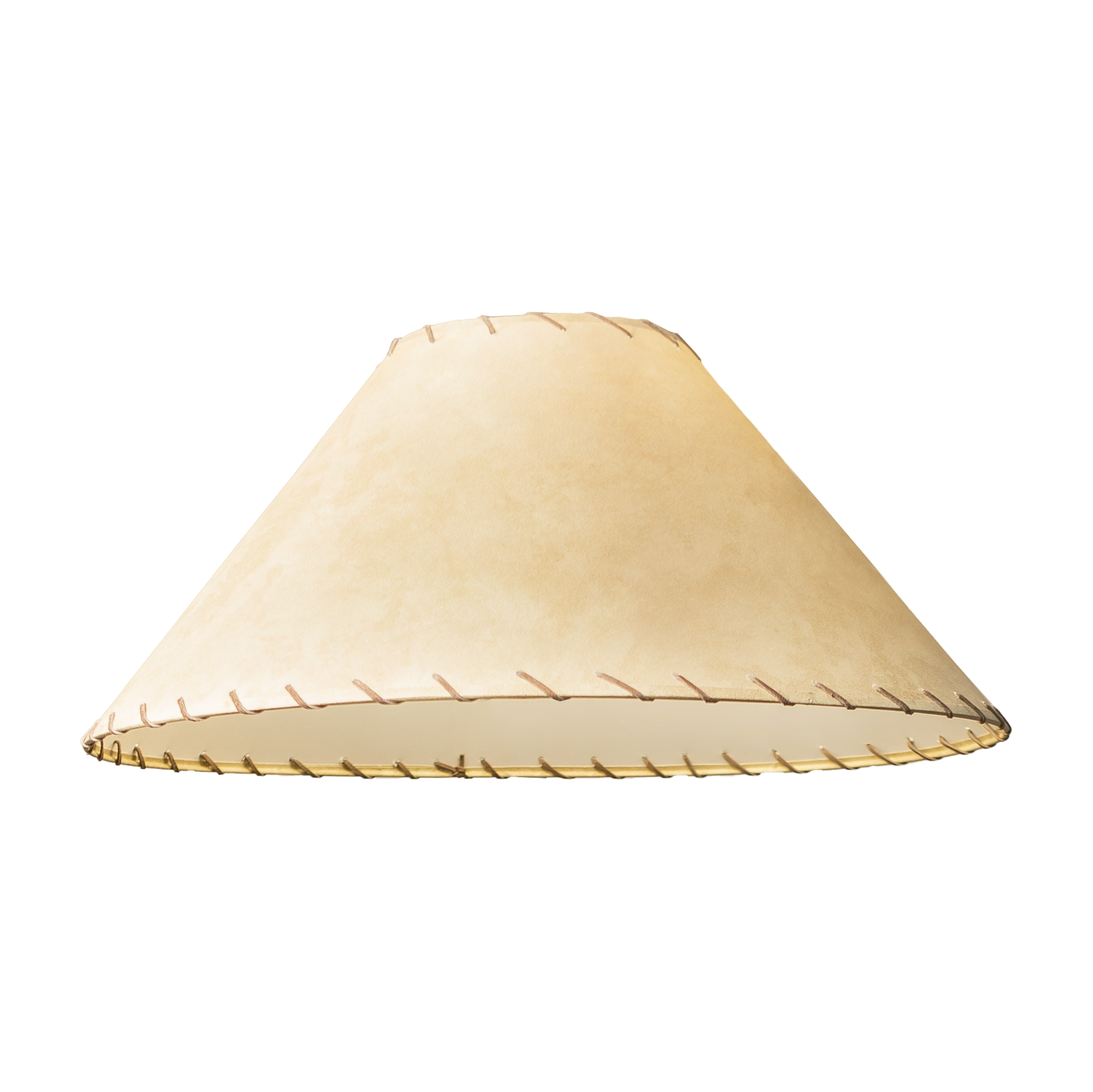 Parchment Lamp Shade with Leather Trim Questions & Answers