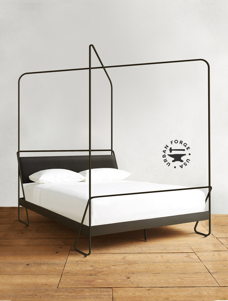 Alma Hand Forged Iron Canopy Platform Bed Questions & Answers