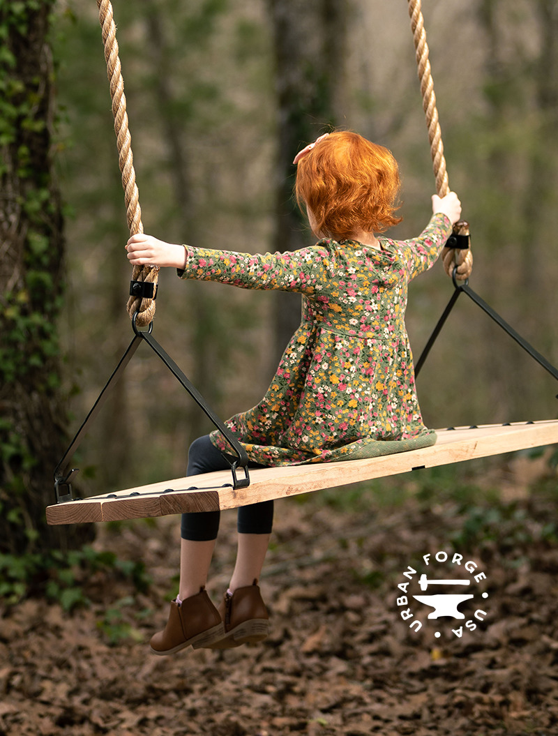 Is it possible to crimp the hanger on the swing so that it isn’t easy to take (steal).