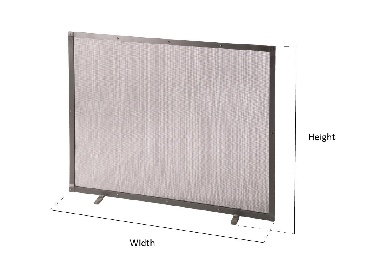 Select A Size - Iron Fire Screen, Single Panel Questions & Answers