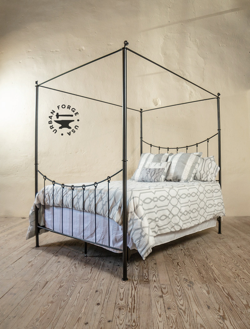 Rose Bud Wrought Iron Canopy Bed Questions & Answers