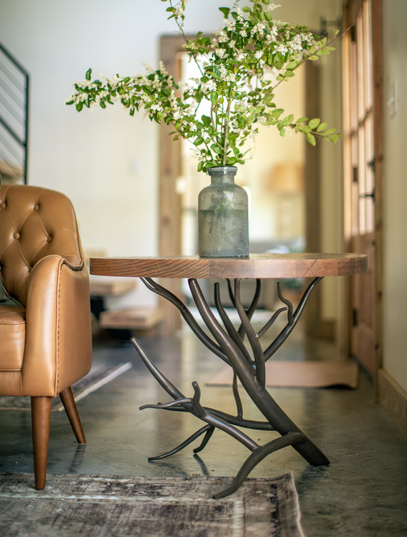 Driftwood Hand-Forged Iron Side Table Questions & Answers