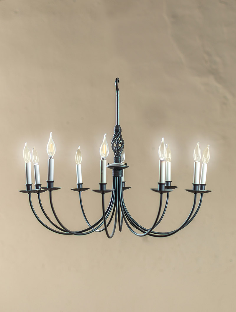 Woven Hand-Forged Iron Chandelier Questions & Answers