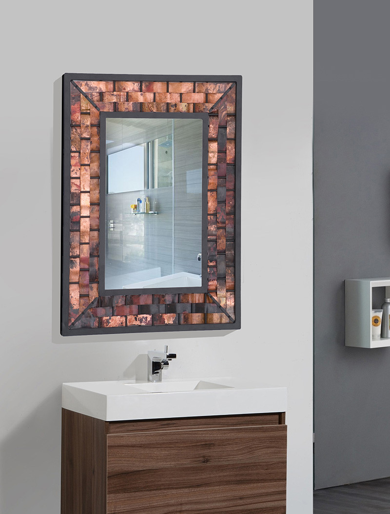 Westfork Wall Mirror - can it be customized to a different size? and what are the finishes pictured on your website